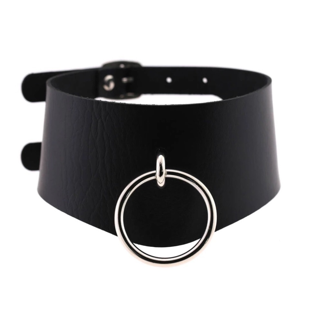 O-Round Pendant Choker Belt Collar Choker